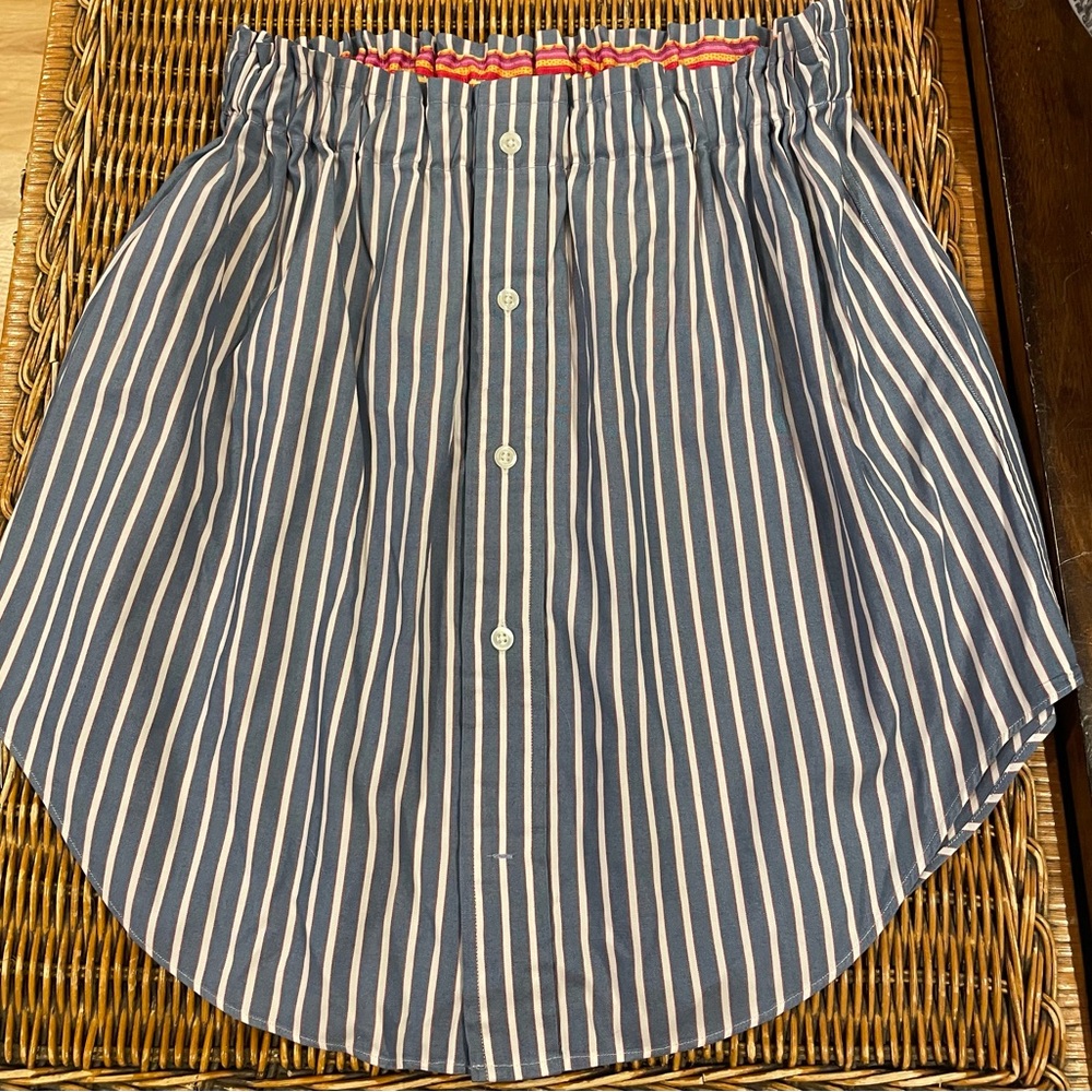 ⭐️3/$15⭐️Create Good Striped Blue, White and Red Women's Boyfriend skirt